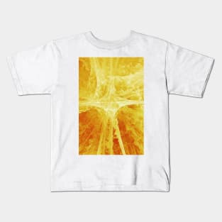 Star Light Fire Burst Abstract Artwork Kids T-Shirt